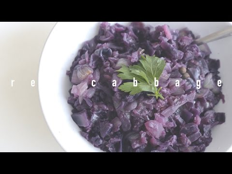 Sautéed Red Cabbage | Vegan Christmas