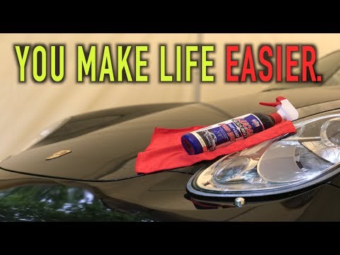 LUCAS OIL SPEED WAX QUICK DETAILER ON A PORSCHE 987 S