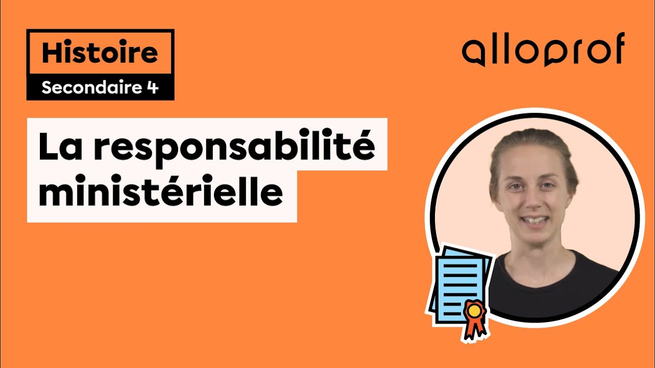 La responsabilité ministérielle