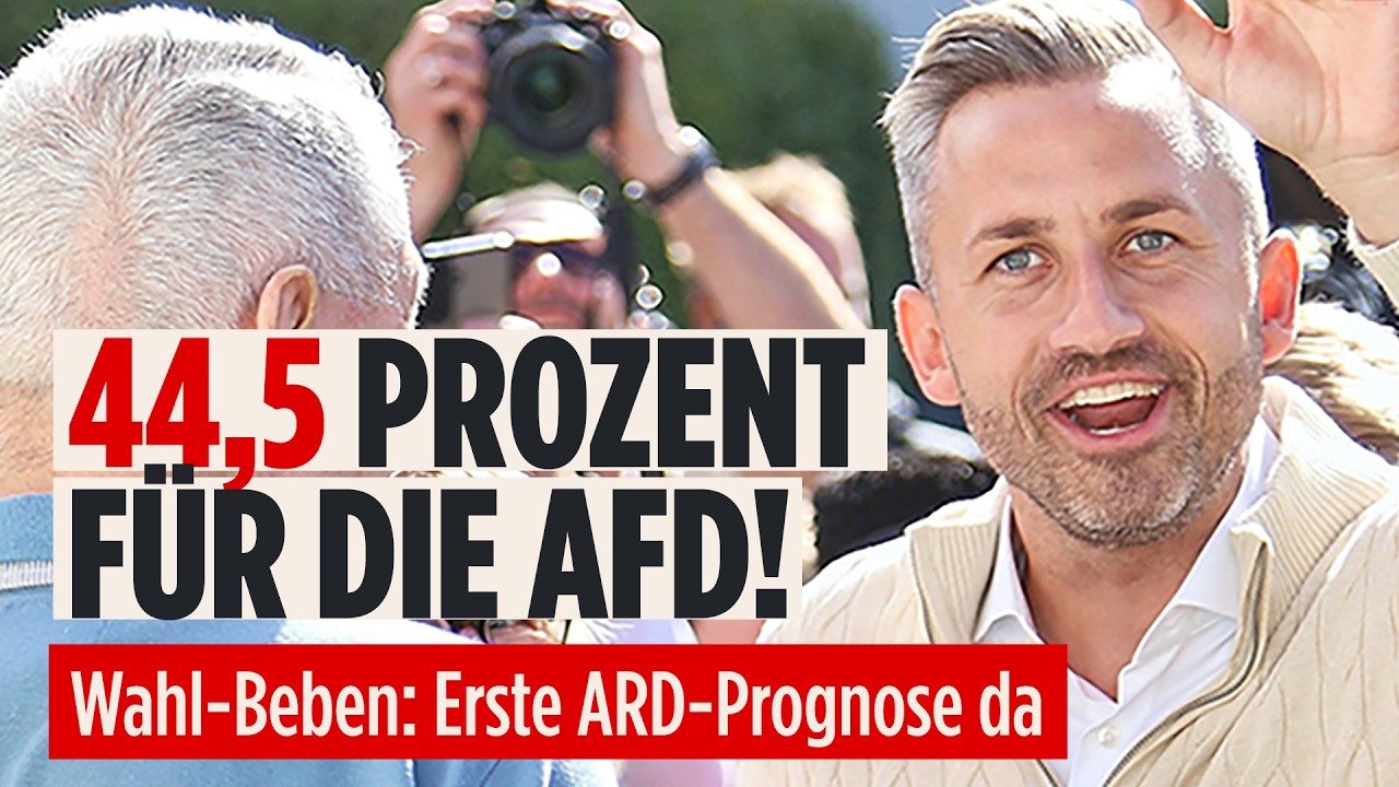 🔴 AfD 44,5% – ERSTE HOCHRECHNUNG | Die Landtagswahl in Sachsen-Anhalt LIVE bei BILD