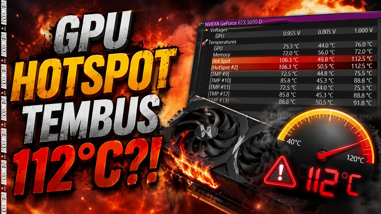 🔴 Live Stream #359 Setelah Drama 12VHPWR, Sekarang GPU RTX 50 Series Hotspotnya Tembus 112°C?!