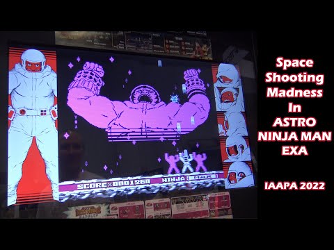 Fighting Space Terrors In Astro Ninja Man EXA (IAAPA 2022)