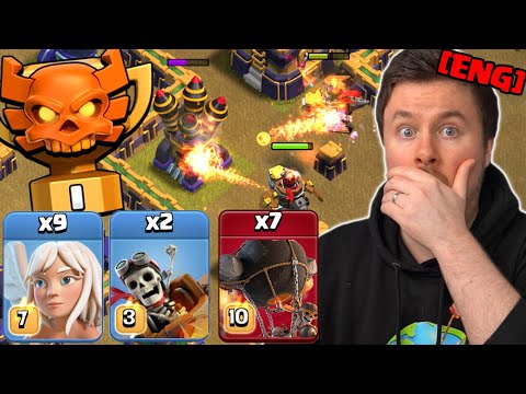 INSANE 9 Healer Dragon Rider Strategy in the Clan War League in Clash of Clans
