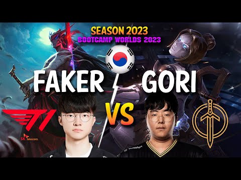 T1 Faker vs GG Gori - Faker YONE vs Gori ORIANNA Mid - Patch 13.20 KR Ranked