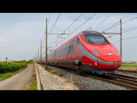 DOPPIA COMPOSIZIONE DI ETR600 IN SERVIZIO SUL FRECCIAROSSA LECCE-ROMA!
