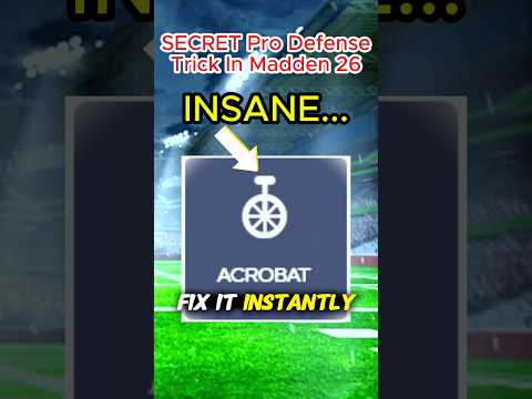 This SECRET Defense Trick SHUTS DOWN Every Offense in Madden 26! 🔥 #shorts