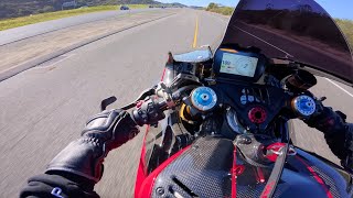 Back on The Panigale V4R!