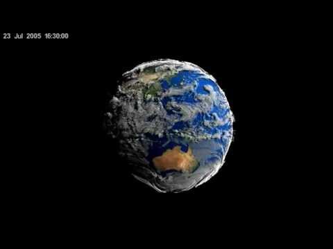 Volume-Rendered Global Atmospheric Model by NASA's Scientific Visualization Studio