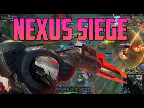 ZED NEXUS SIEGE GAMEPLAY- League of Legends PBE