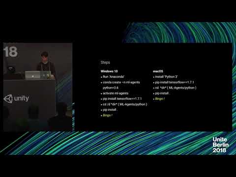 Unite Berlin 2018 – ML-Agents Hands-On Lab