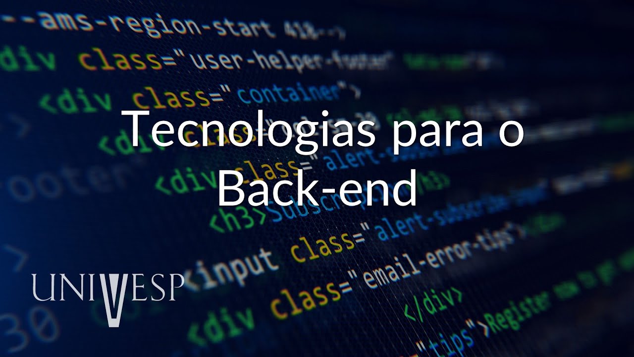 Desenvolvimento Web - Tecnologias para o Back-end