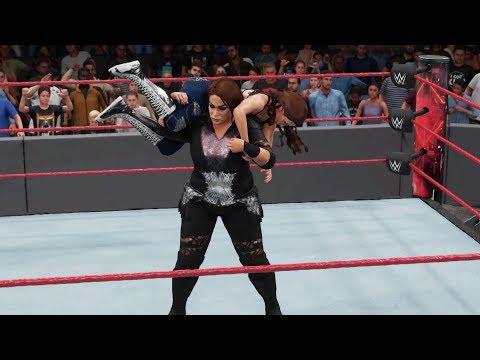 WWE 2K18 - Nia Jax vs Mickie James (with Alexa Bliss) | RAW