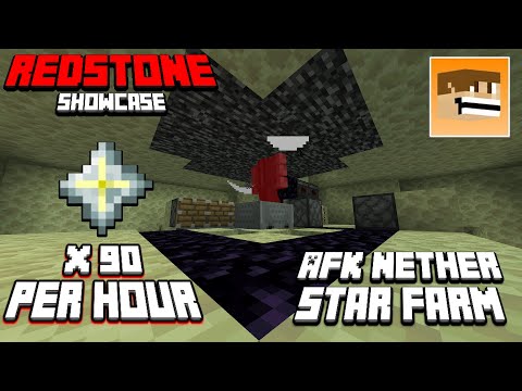 AFK Nether Star Farm (90/hr) - Minecraft Redstone Showcase 1.16