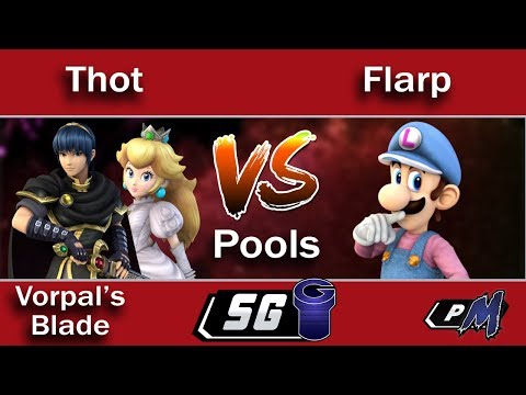 Vorpal's Blade Pools - WDR | Thot (Marth, Peach) vs sfy | Flarp (Luigi)