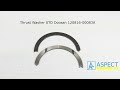 Видеообзор Кольцо упорное коленвала верхние полумесяц STD Doosan 120816-00083A
