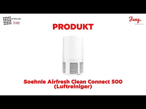 Soehnle Airfresh Clean Connect 500 – Bluetooth- und App-gesteuerter Luftreiniger