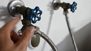 Replace Leaking Washing Machine Water Shutoff Valves