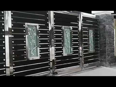 Stainless steel automatic sliding gate    #www.fbef.in