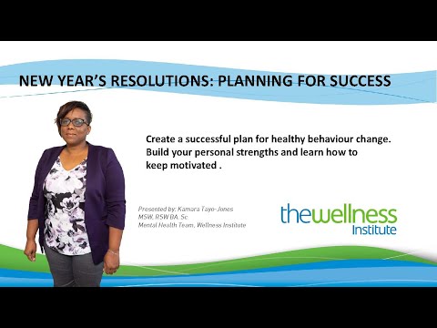 New Year’s Resolutions: Planning for Success