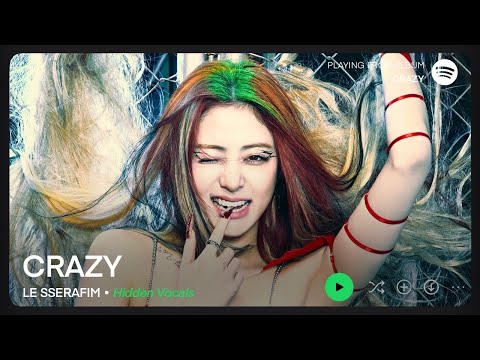 LE SSERAFIM — CRAZY (Instrumental with hidden background vocals)