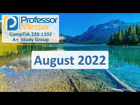 Professor Messer s 220 1102 A Study Group December 2023