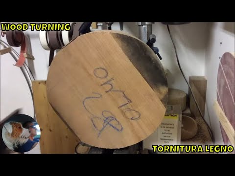 Piatto in legno di olmo