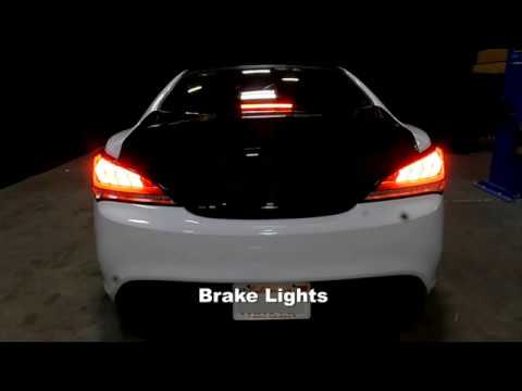 Spec-D Hyundai Genesis Sequential Tail Lights DIY - Easy Install!