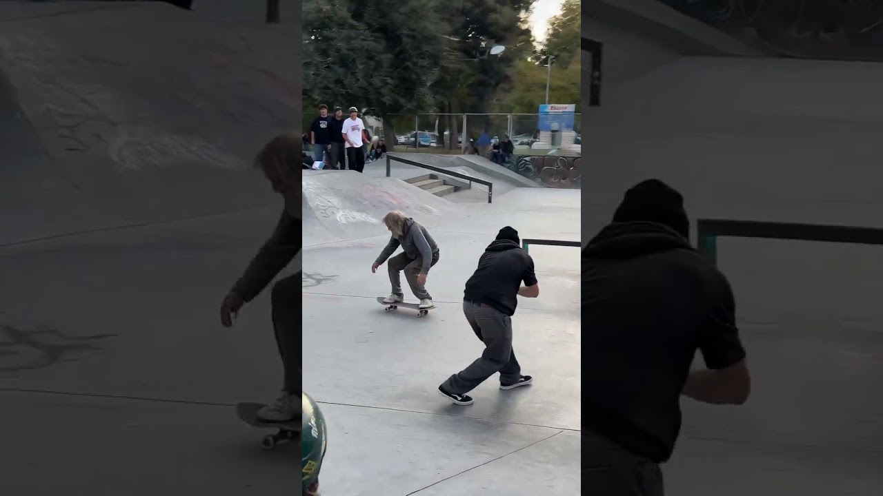 Nobody knew why he grabbed the board…