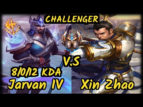 LDLC Djoko (JARVAN IV) vs XIN ZHAO - 8/0/12 KDA JUNGLE CHALLENGER GAMEPLAY - EUW