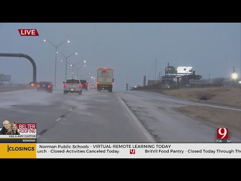 Val & Amy Castor On NE OKC Road Conditions