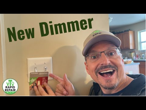 INSTALL A DIMMER SWITCH  - Quick And Easy