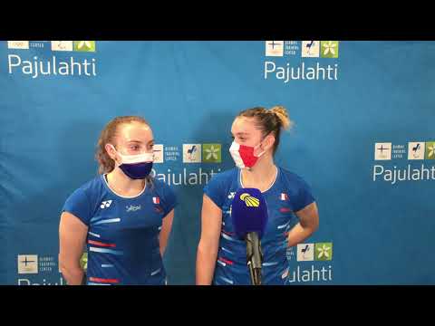 Flavie Vallet/ Emilie Vercelot turn it up to secure the win for France