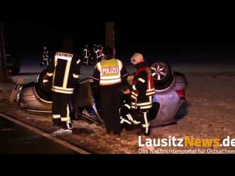 Herrnhut - Frontalunfall – zwei schwer Verletzte