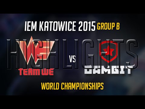 Team WE vs Gambit Gaming Highlights -  IEM World Championship S5 2015 - WE vs GMB