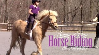 Sister's Sunny Day Horse Riding on Sundance | Crazy8Family