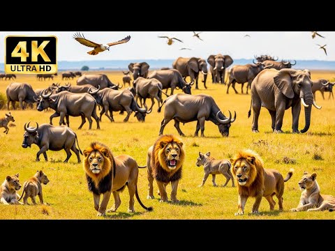 4K African Wildlife 🌿Hwange National Park Animals Spectacular
