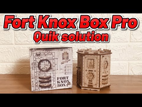 ESC WELT FORT KNOX BOX PRO, QUICK SOLUTION, FORT KNOX BOX PRO, ESCAPE WELT SOLUTION .FORT KNOX
