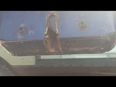 How to remove the rear liftgate latch on a Dodge Caravan and Chrysler Town and Country
