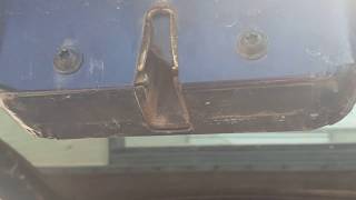 How to remove the rear liftgate latch on a Dodge Caravan and Chrysler Town and Country