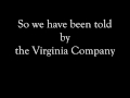 Pocahontas Virginia Company Lyrics