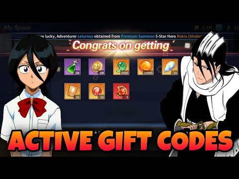 ACTIVE GIFT CODES in Bleach Blood War as of July 18