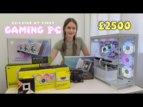 building my first gaming pc with zero experience !!