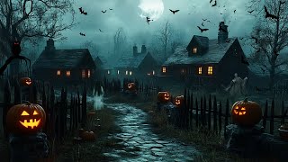 Best Relaxing Spooky Halloween 2025 🎃 The Haunted Pumpkin Village 👻 Halloween Music For Sleep