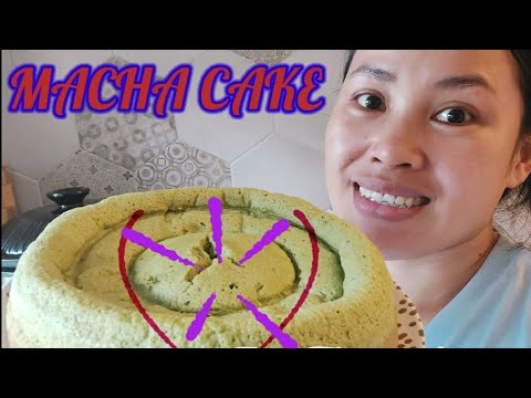 Macha cake in a rice cooker || For the 2nd time