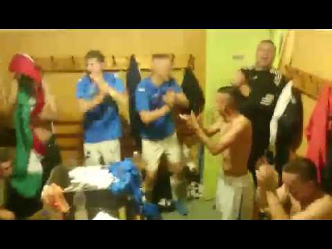 Kőszeg a Vép legyőzése után, így ünnepelt az öltözőben.