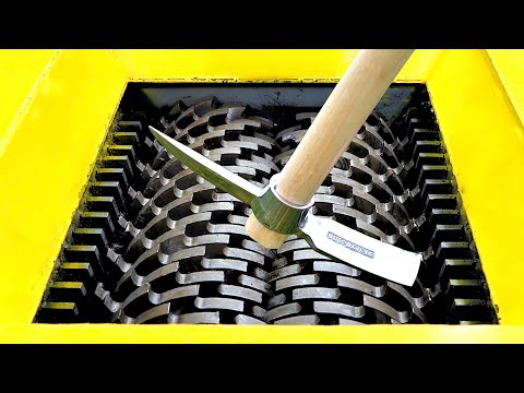 Hoe VS shredder ! Who will win ? The shredder is going to break again!