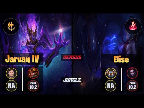 Svenskeren JARVAN IV (Jungle) [Conqueror] VS ELISE - Challenger NA Patch 10.2