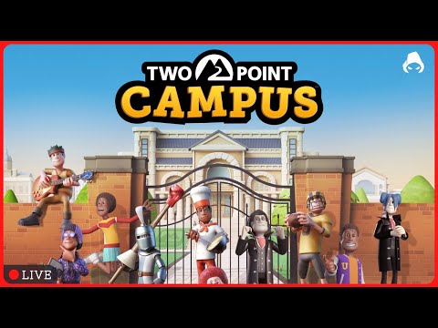 《Two Point Campus》自己開一間大學, 抄論文才准畢業【路卡實況】