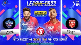 IPL 2022 Punjab Kings vs Delhi Capitals Match Prediction - PBKS vs DC | Dream 11| live