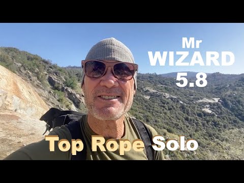 Mr Wizard Variation 5.8 - Top Rope Solo - Climbing At Squarenail